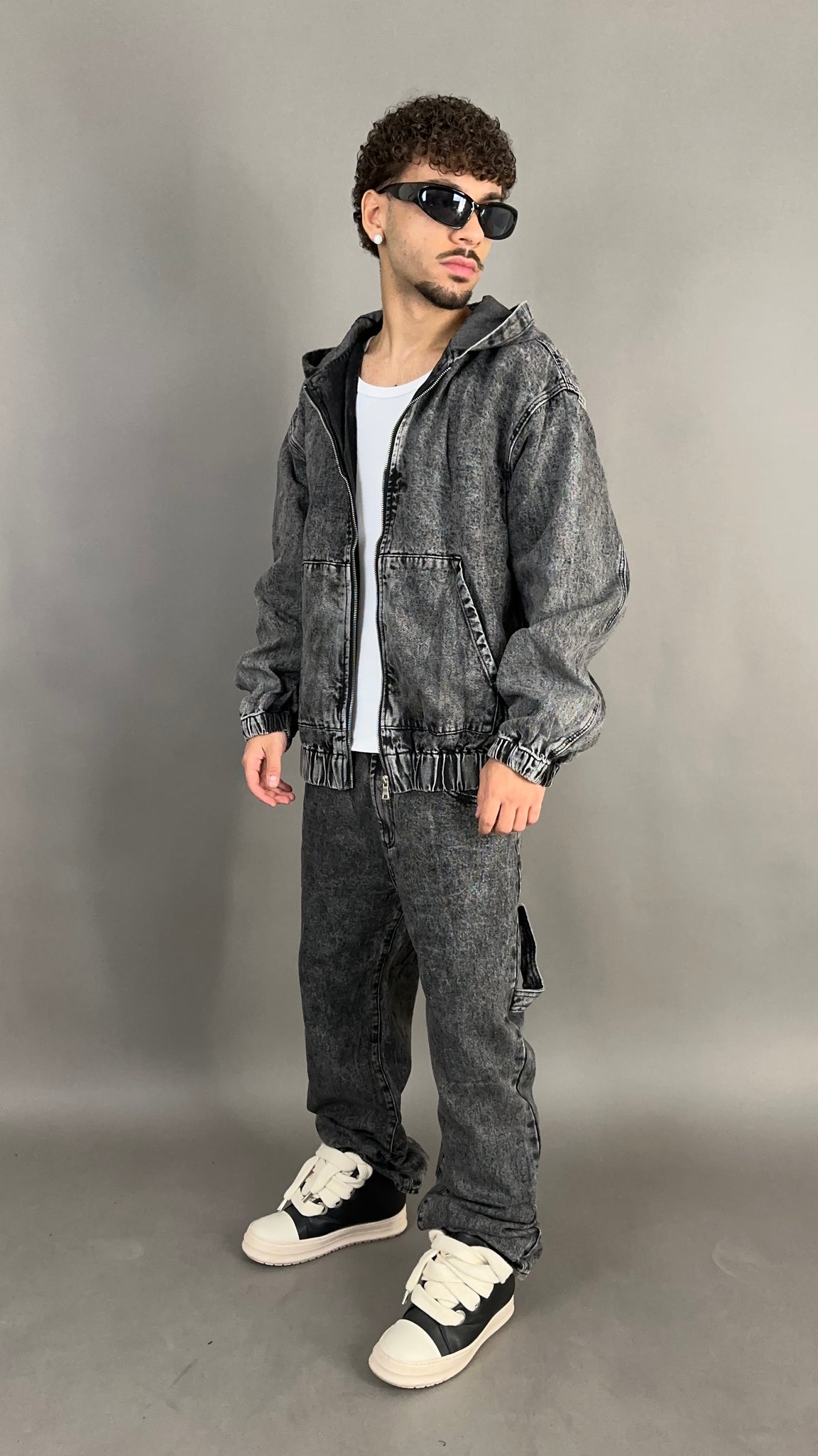 COORDINATO JEANS GRAY