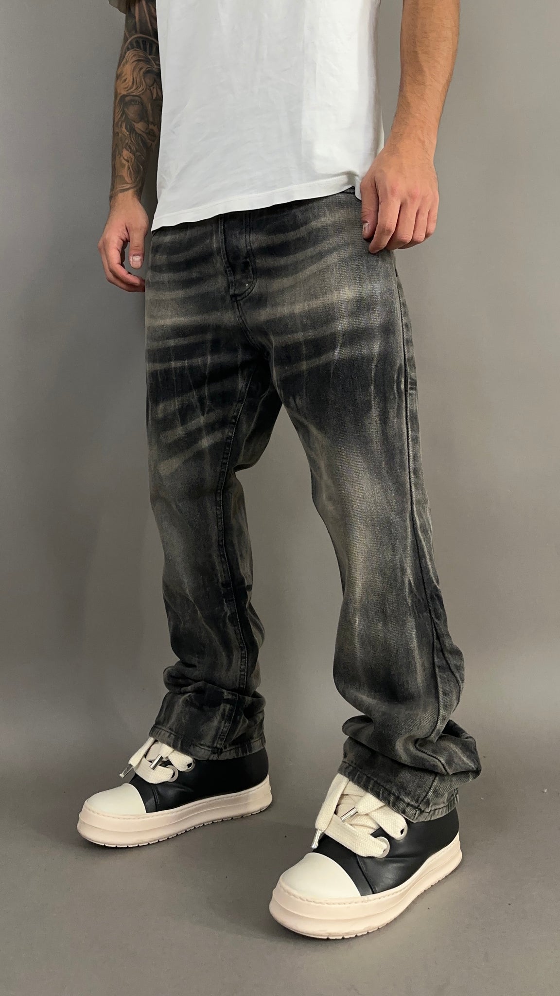 JEANS MOD.FLARE ZEBRATO