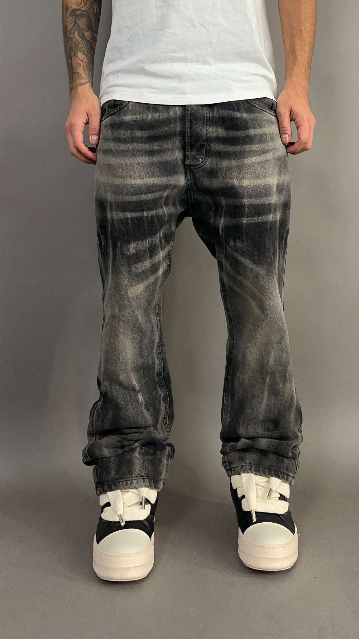 JEANS MOD.FLARE ZEBRATO