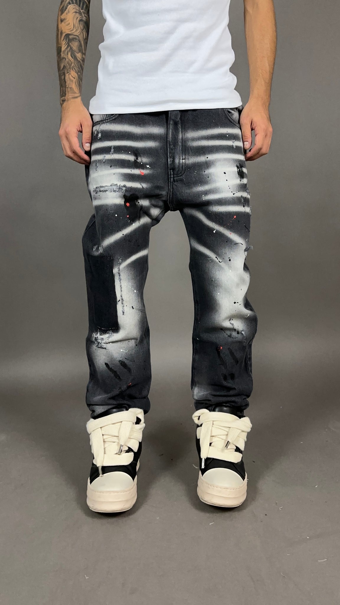 DENIM MOD.DSQ RED BLACK