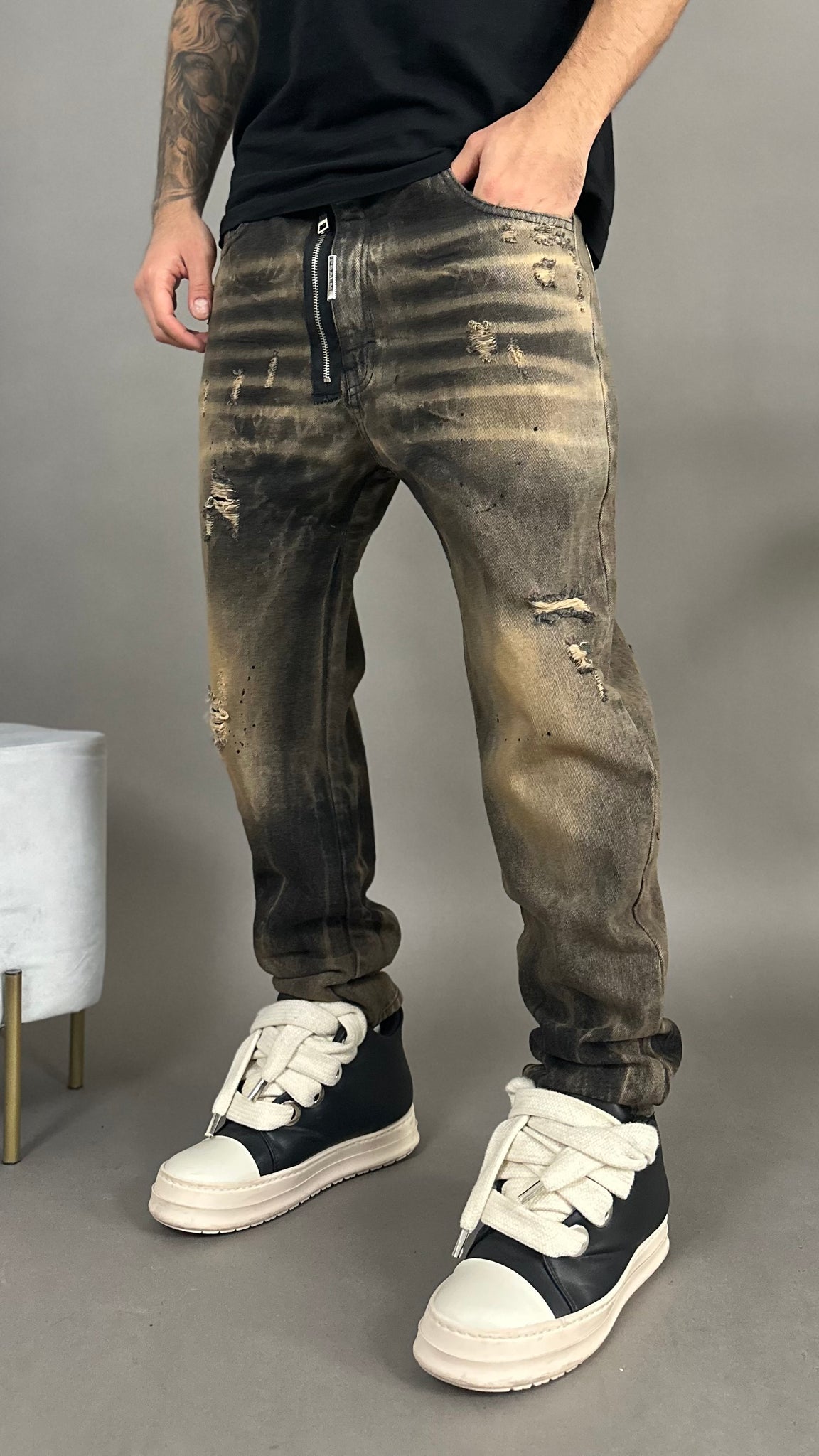 DENIM JEANS MOD.DSQ SABBIATO