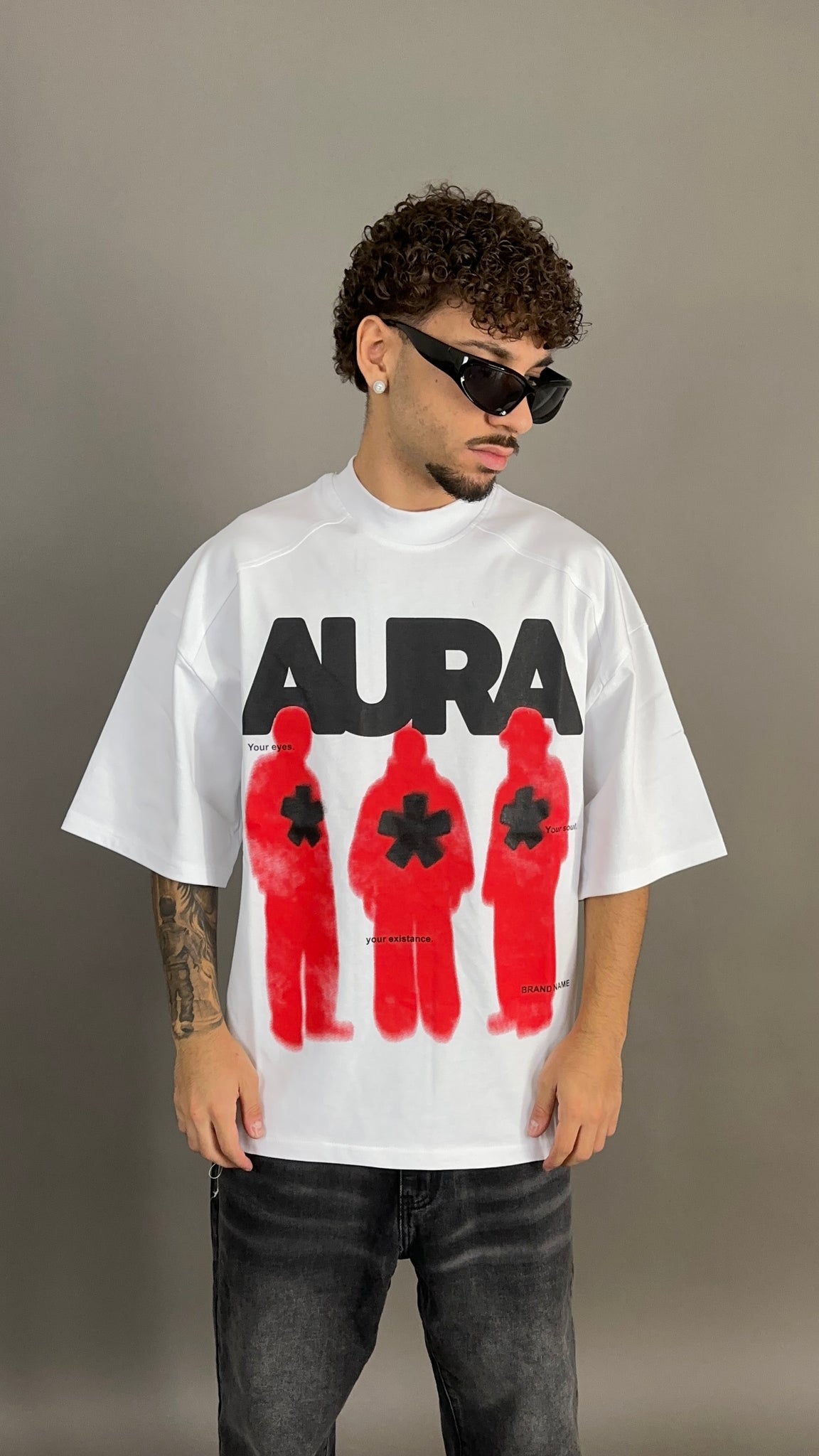T-SHIRT DOPPIATA AURA