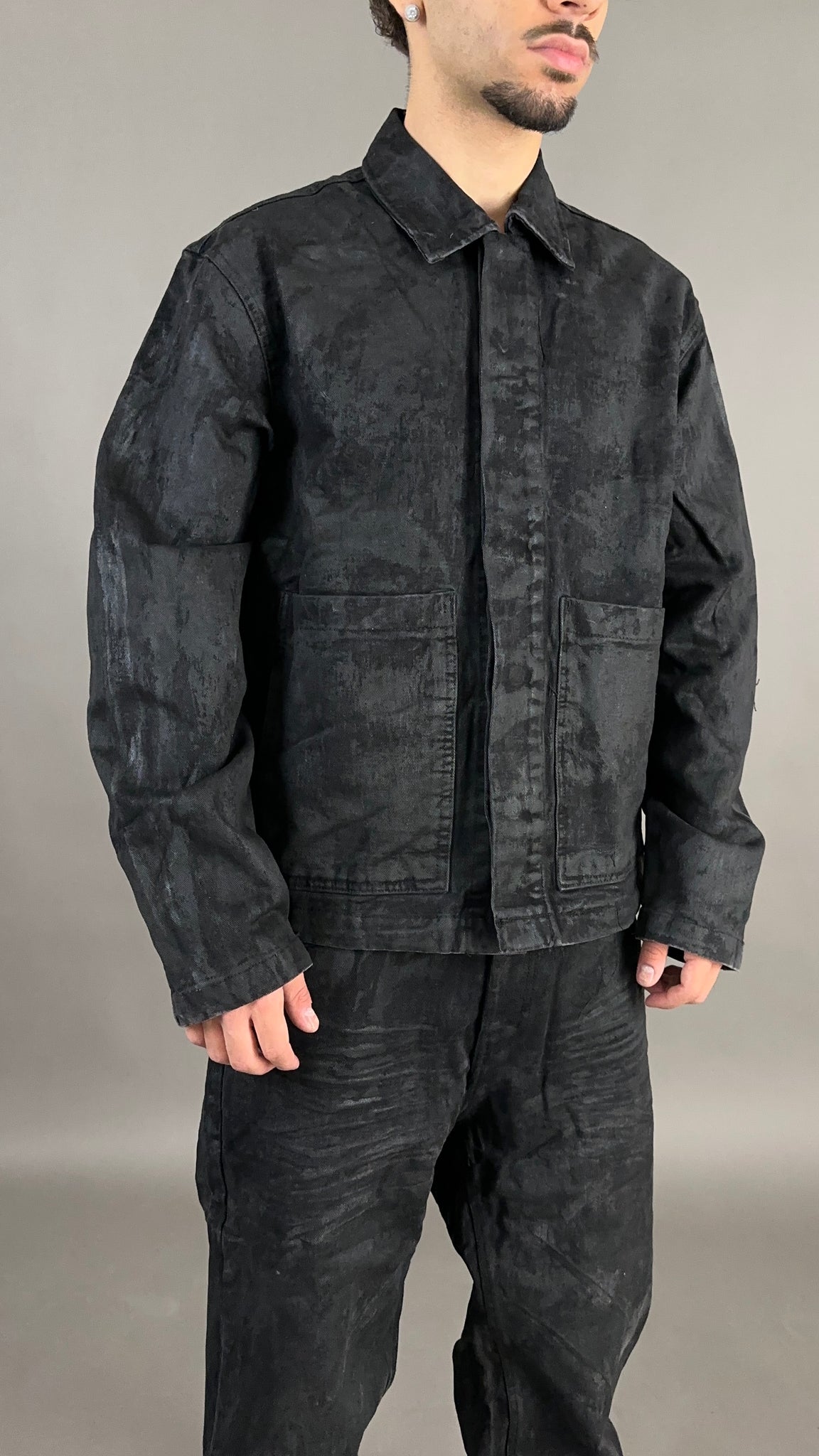 COORDINATO JEANS SPALMATO