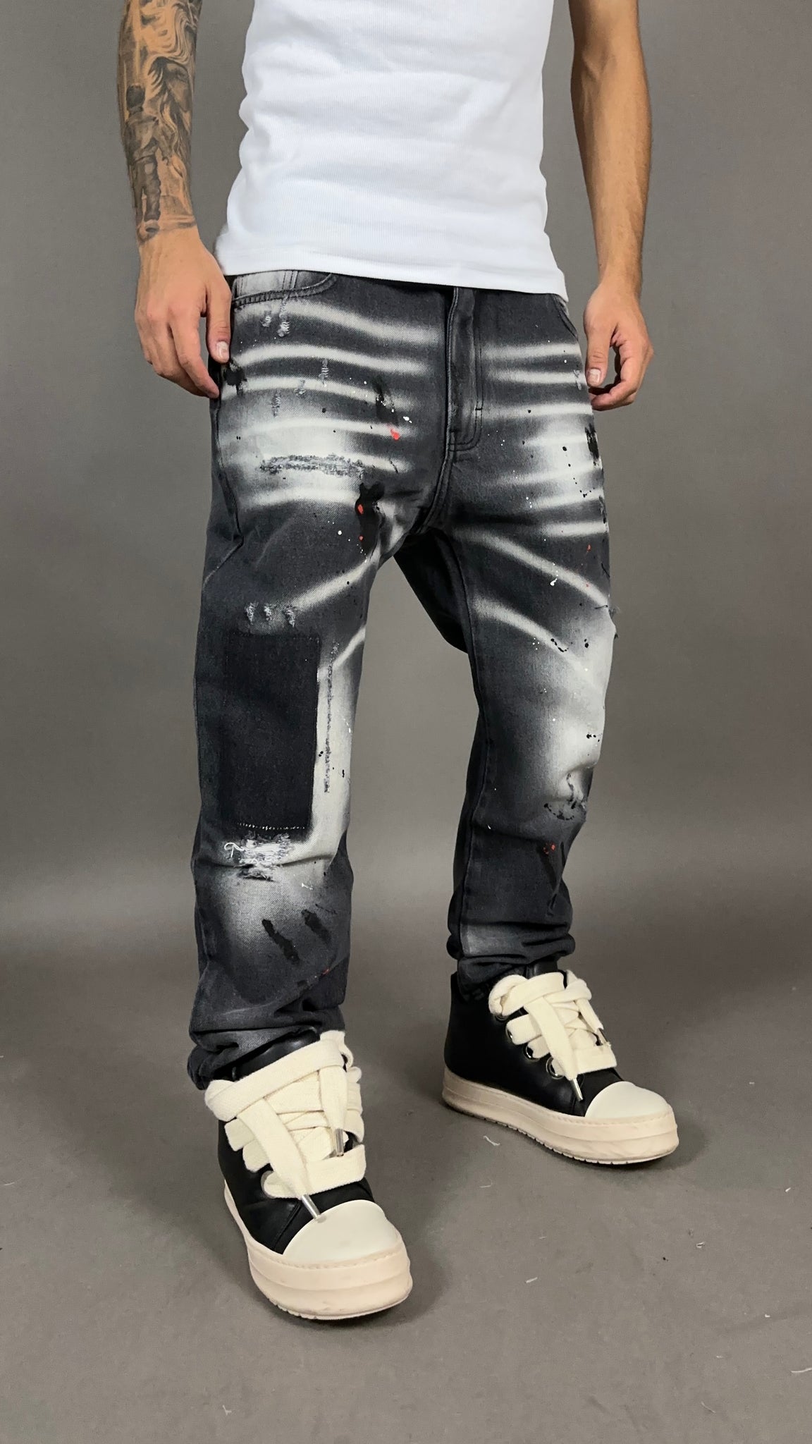 DENIM MOD.DSQ RED BLACK