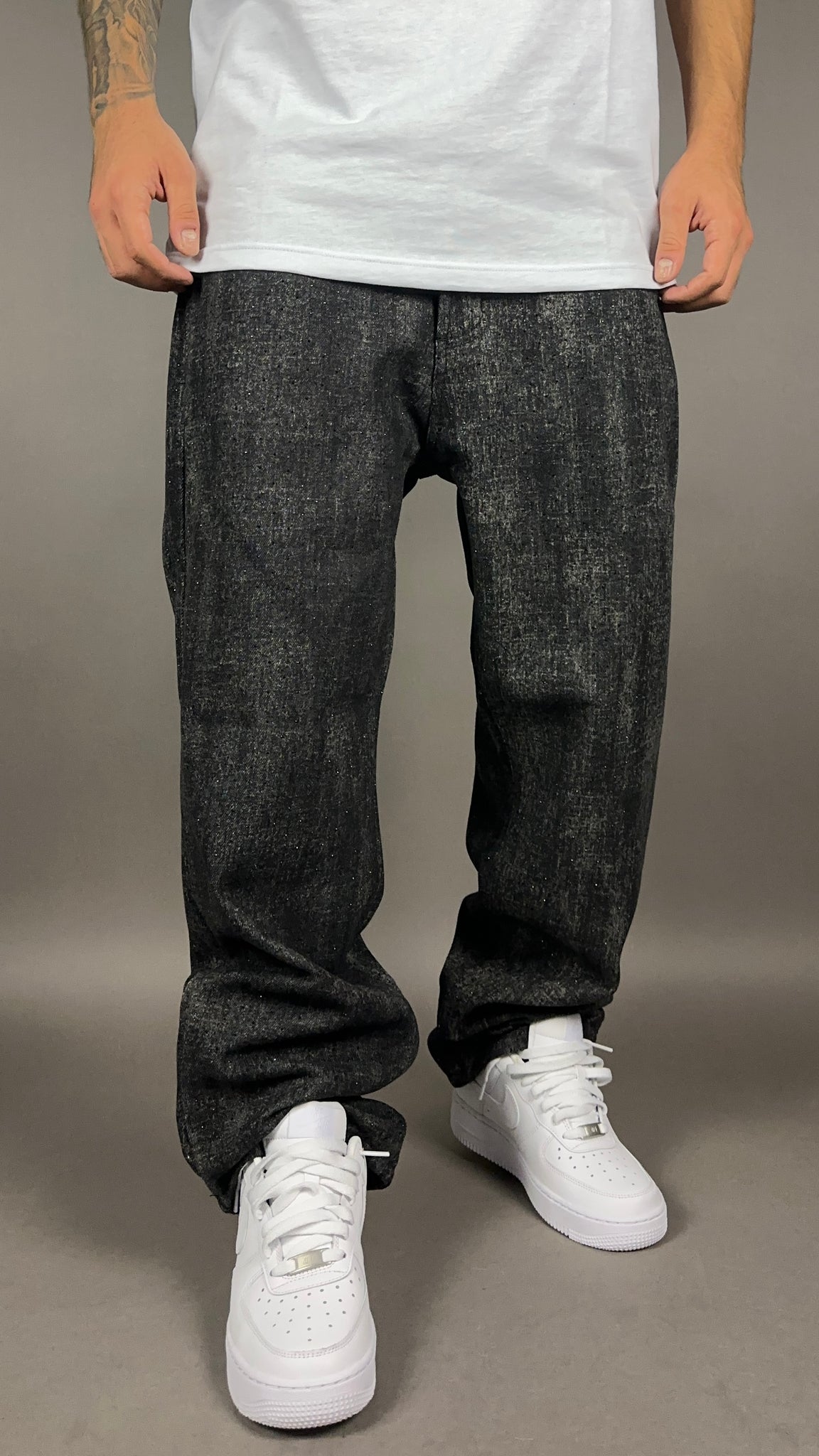 JEANS GRAY LUCIDO
