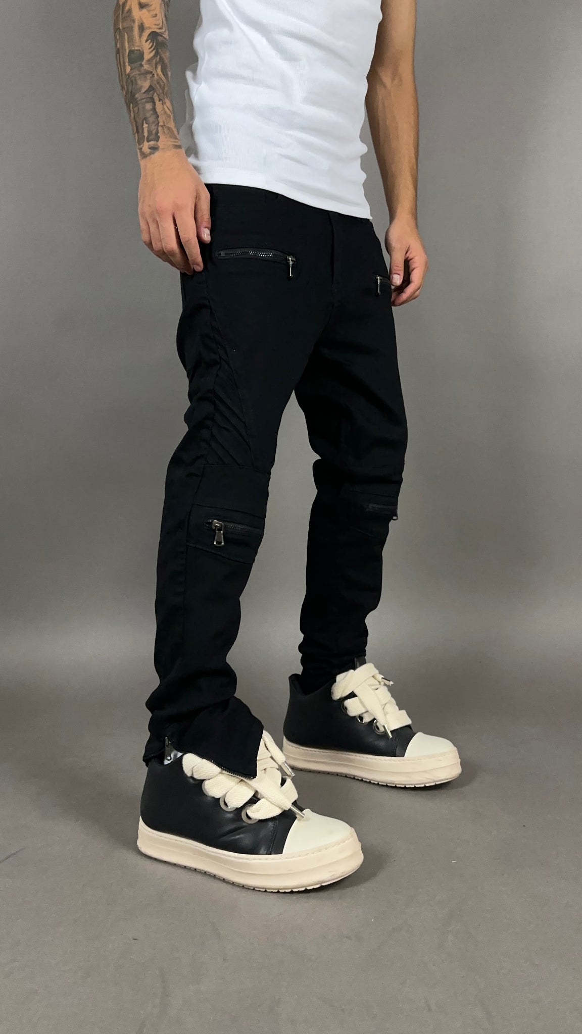BIKER JEANS FULL ZIP
