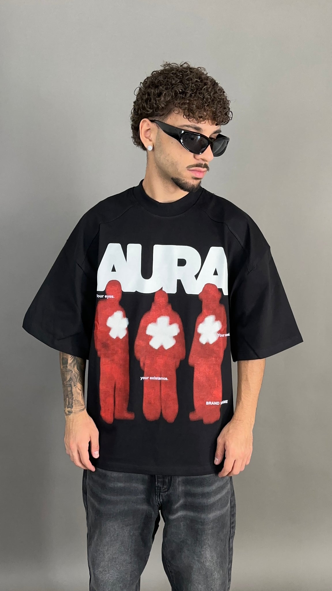 T-SHIRT DOPPIATA AURA