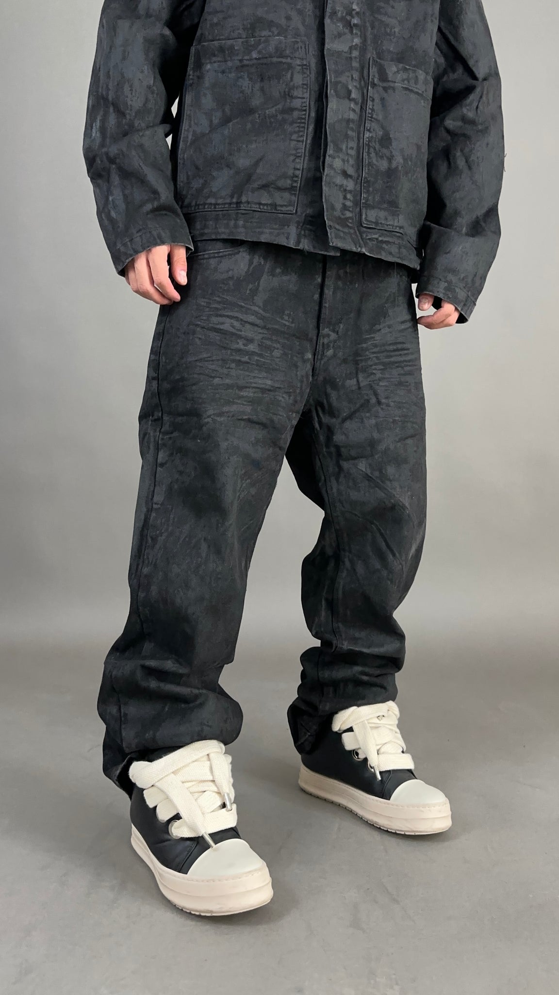 COORDINATO JEANS SPALMATO