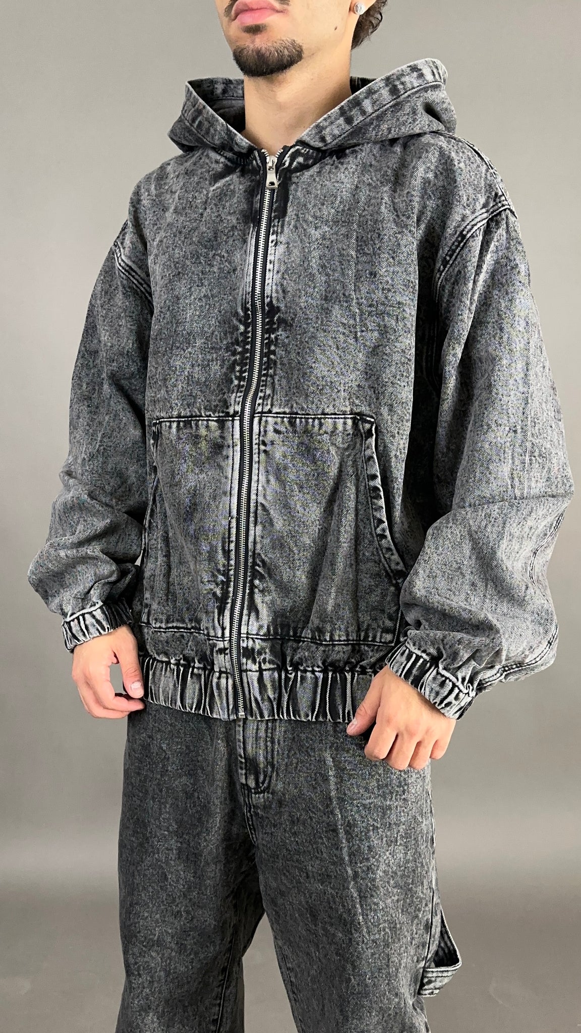 COORDINATO JEANS GRAY