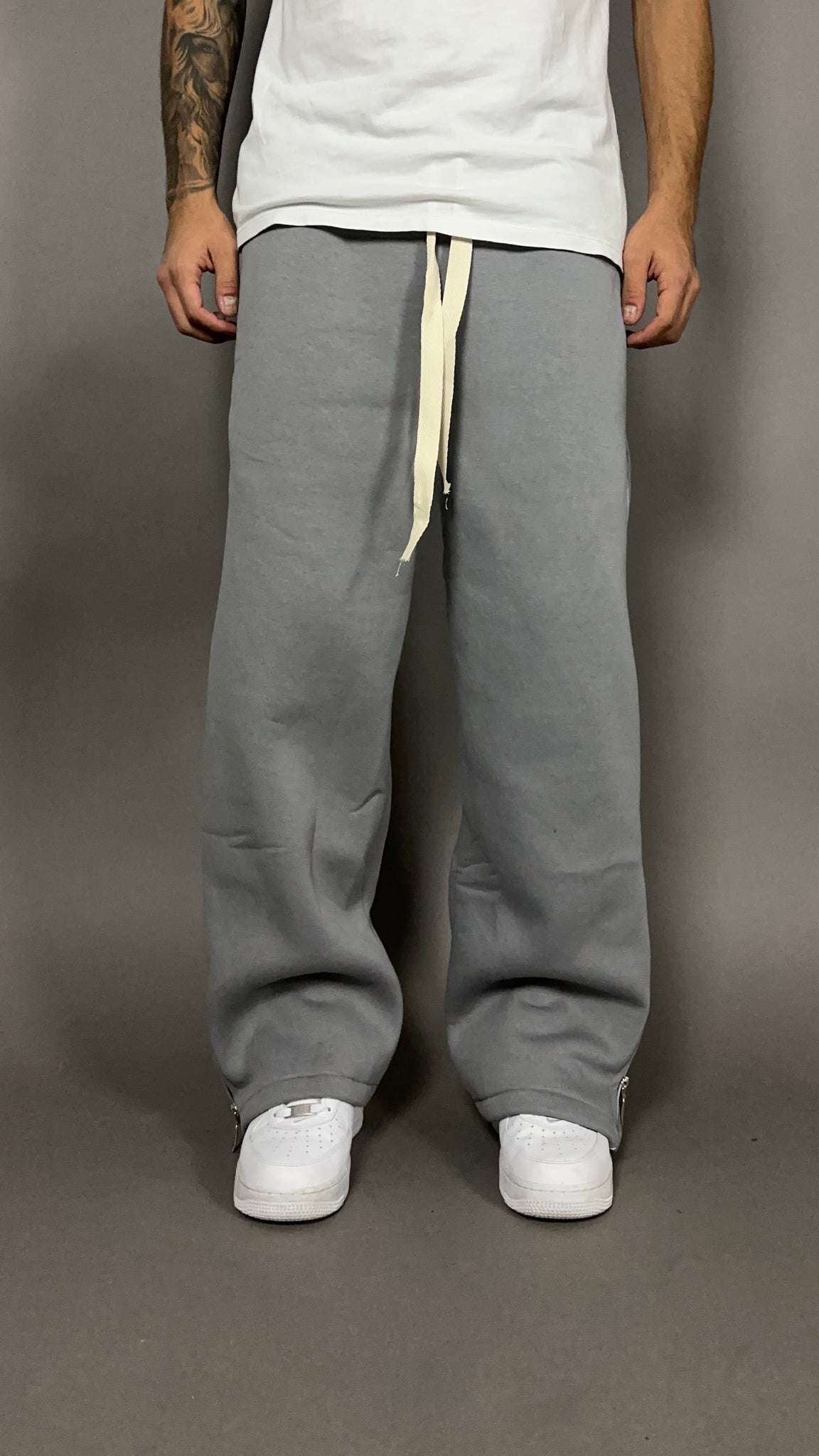 PANTALONE TUTA ZIP LATERALE