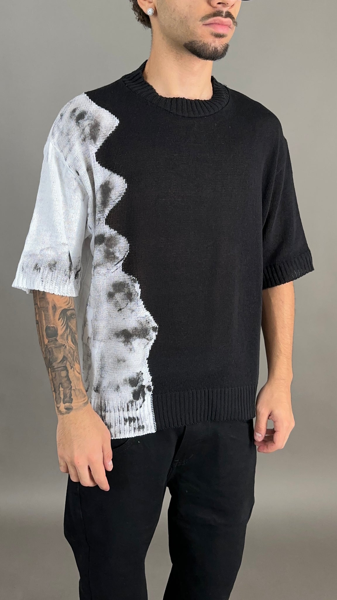 T-SHIRT IN FILO SIDE PRINT