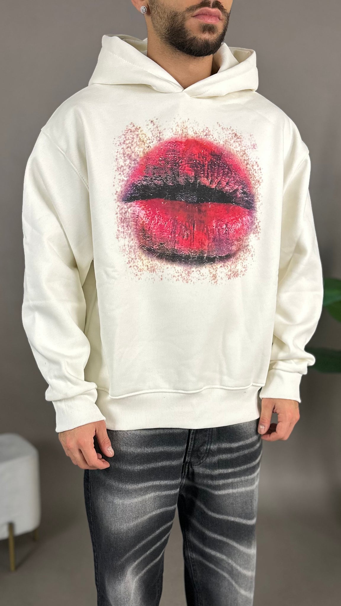 FELPA DIAGONALE MOUTH