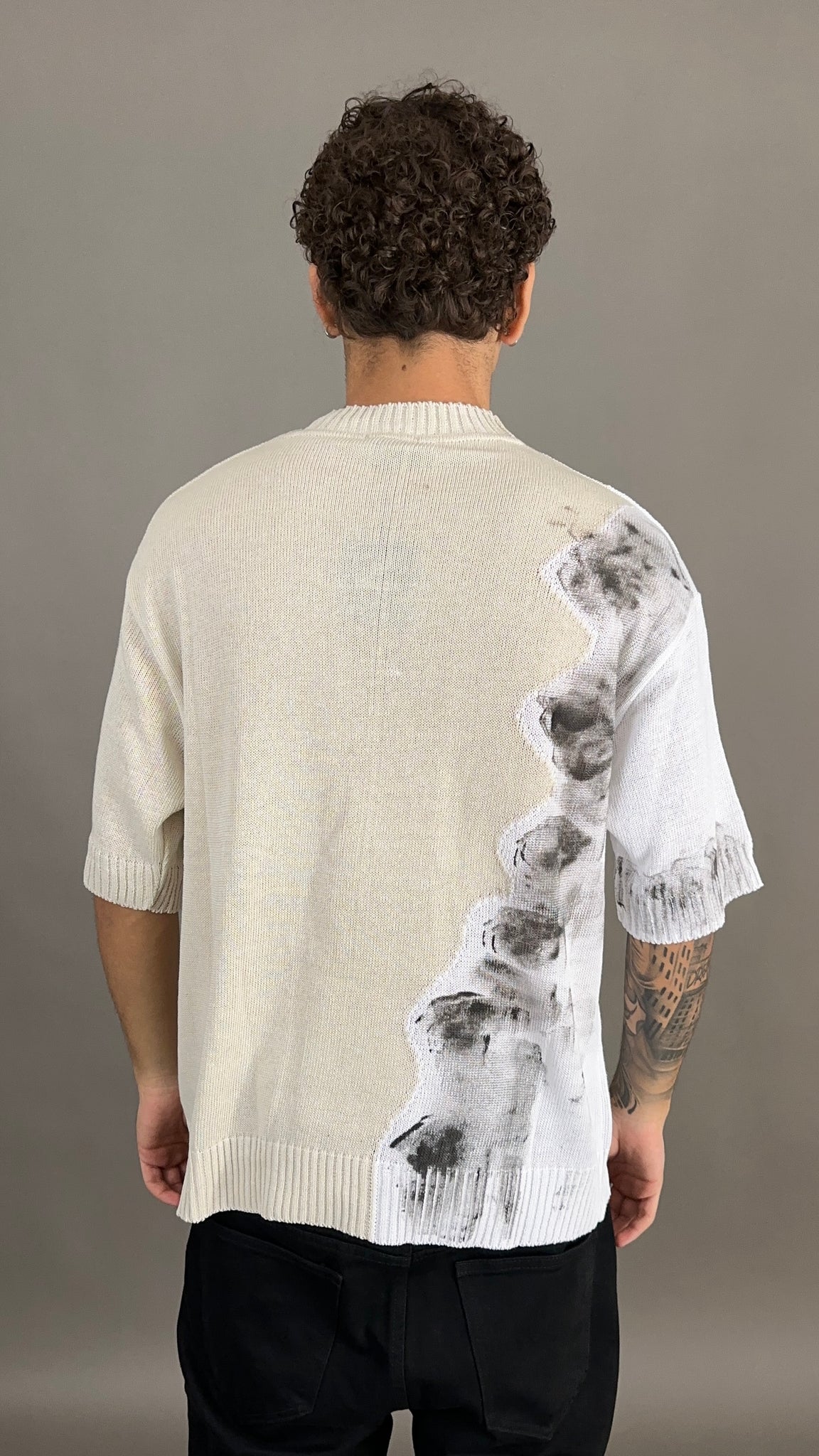 T-SHIRT IN FILO SIDE PRINT