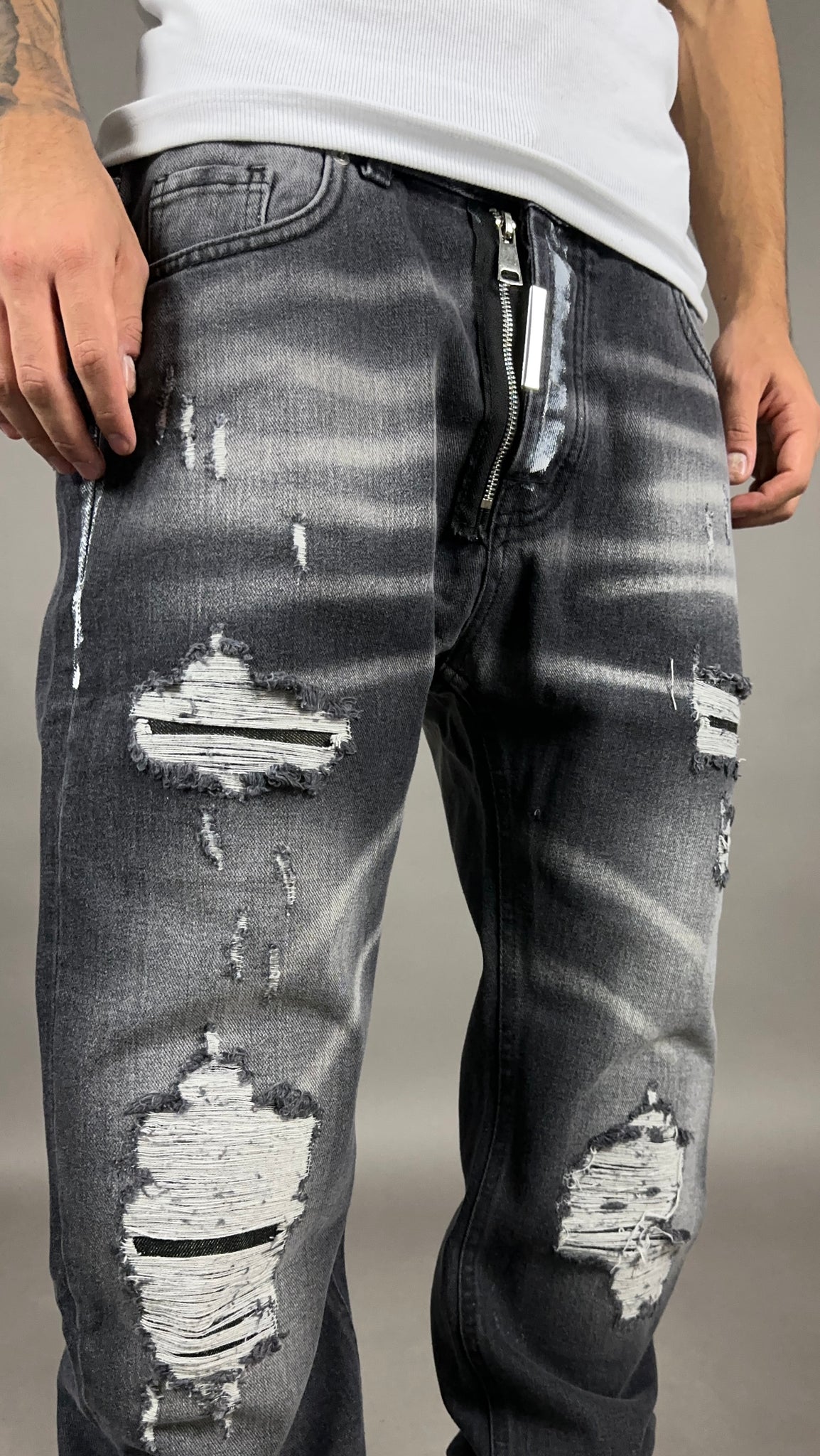 DENIM MOD.DSQ ZIP STREET