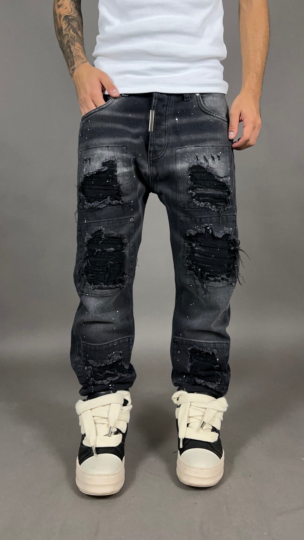 DENIM MOD.DSQ TOTAL BLACK