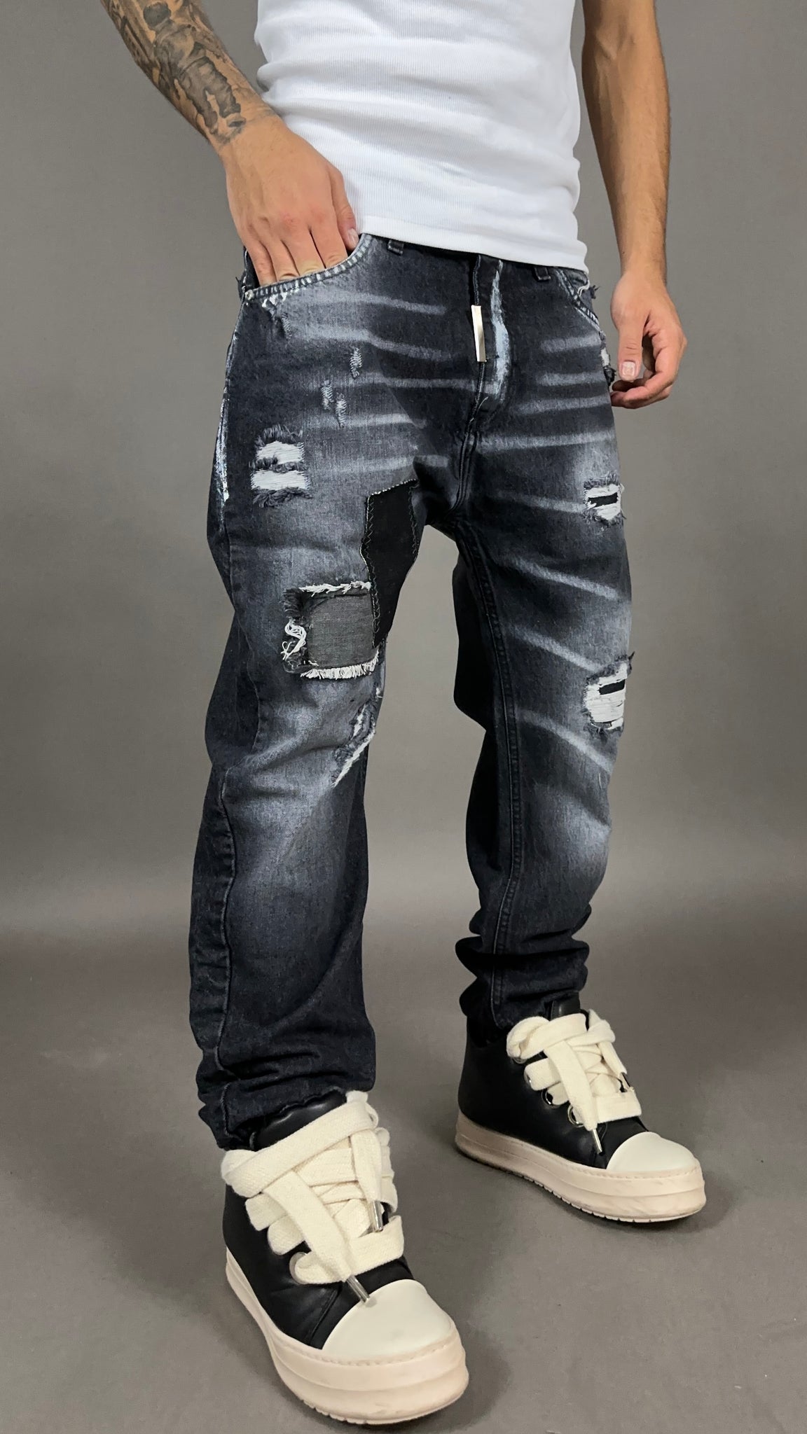 DENIM MOD.DSQ BLACK PACH
