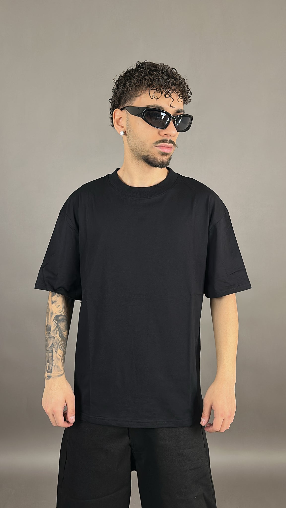 T-SHIRT BASIC MEZZO COLLO
