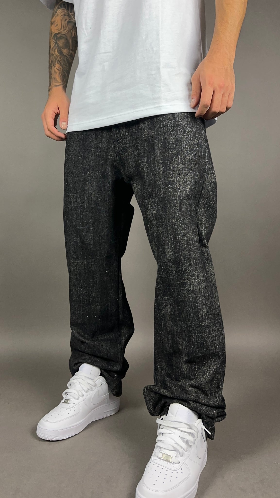 JEANS GRAY LUCIDO
