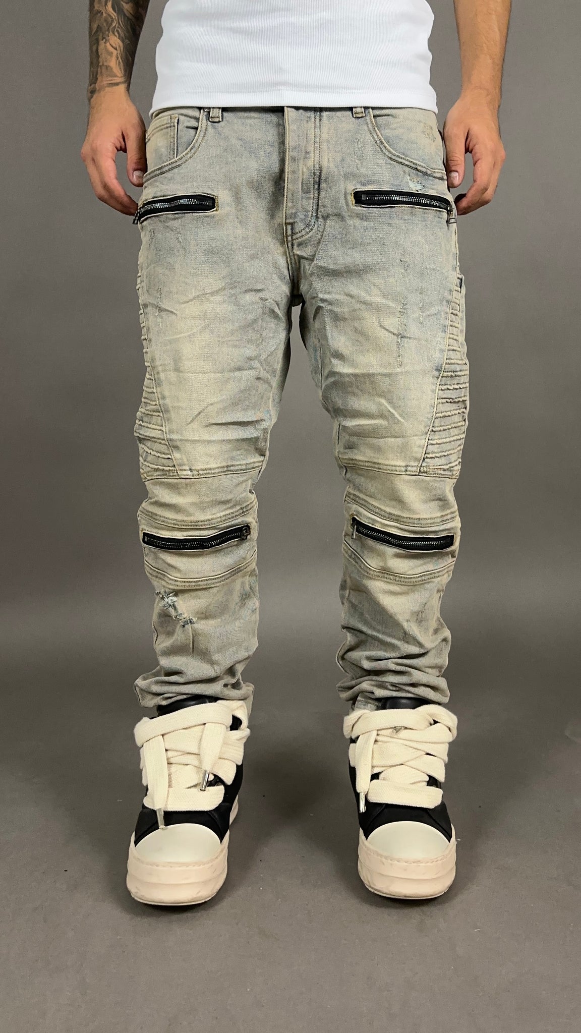 BIKER JEANS DESERT