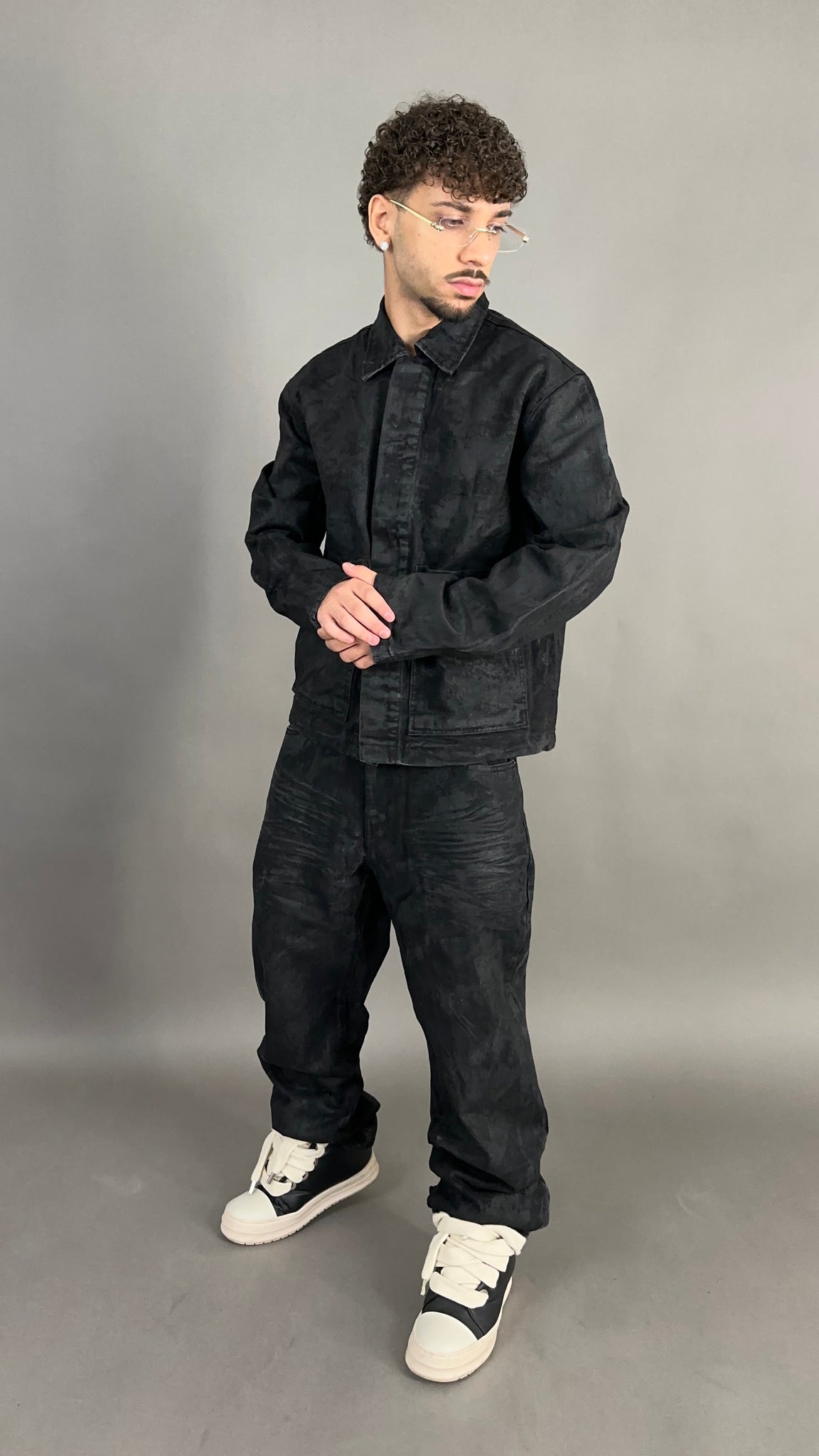 COORDINATO JEANS SPALMATO
