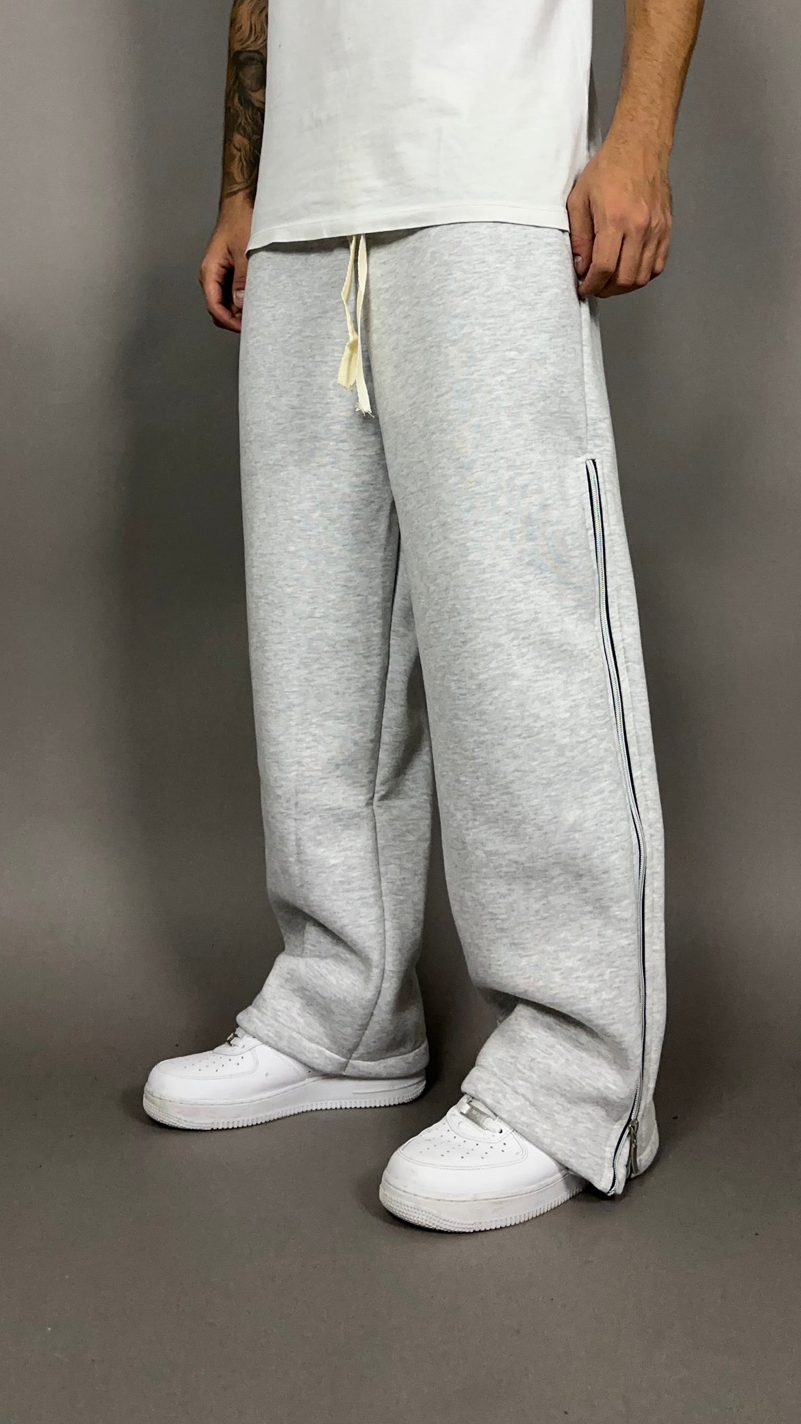 PANTALONE TUTA ZIP LATERALE