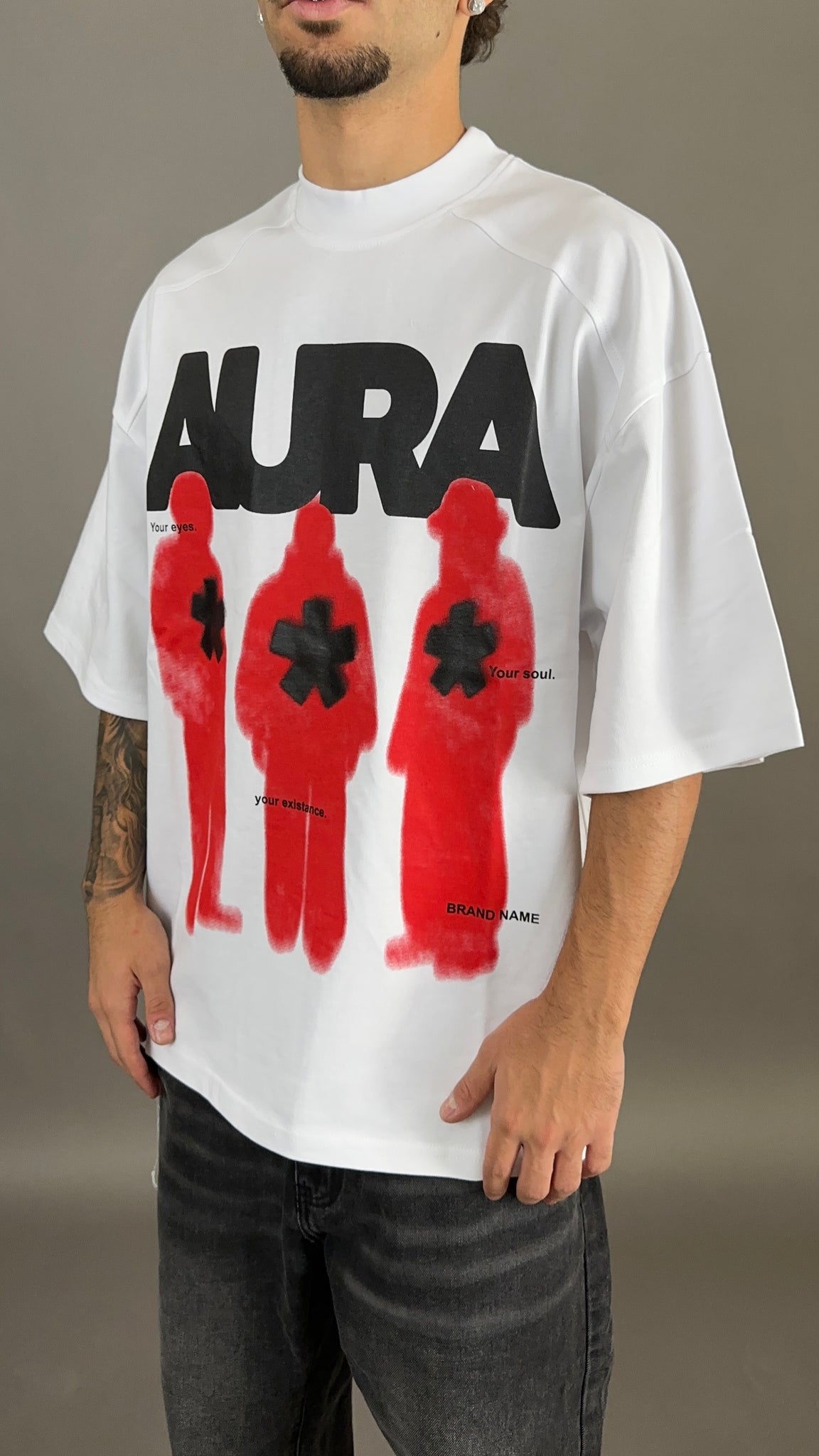 T-SHIRT DOPPIATA AURA