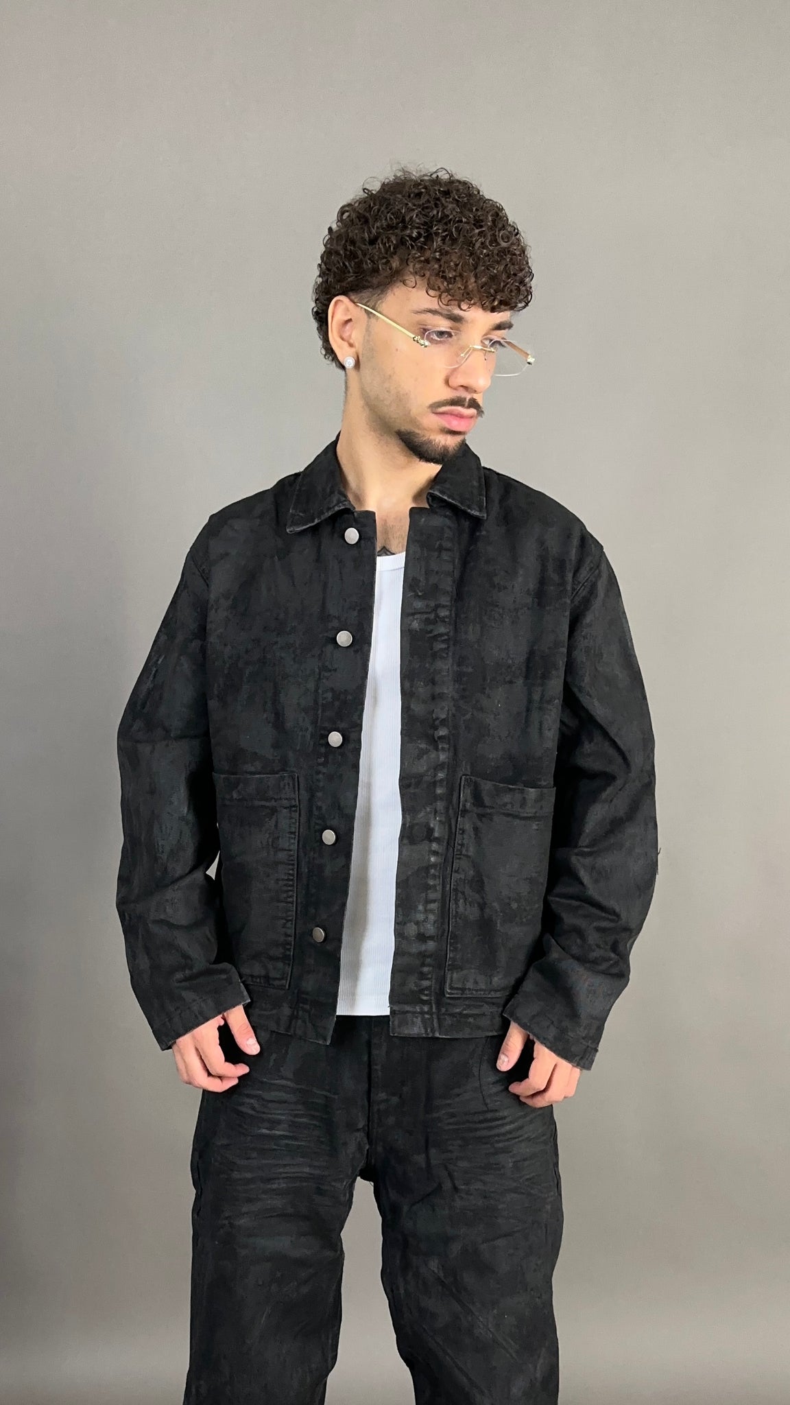 COORDINATO JEANS SPALMATO