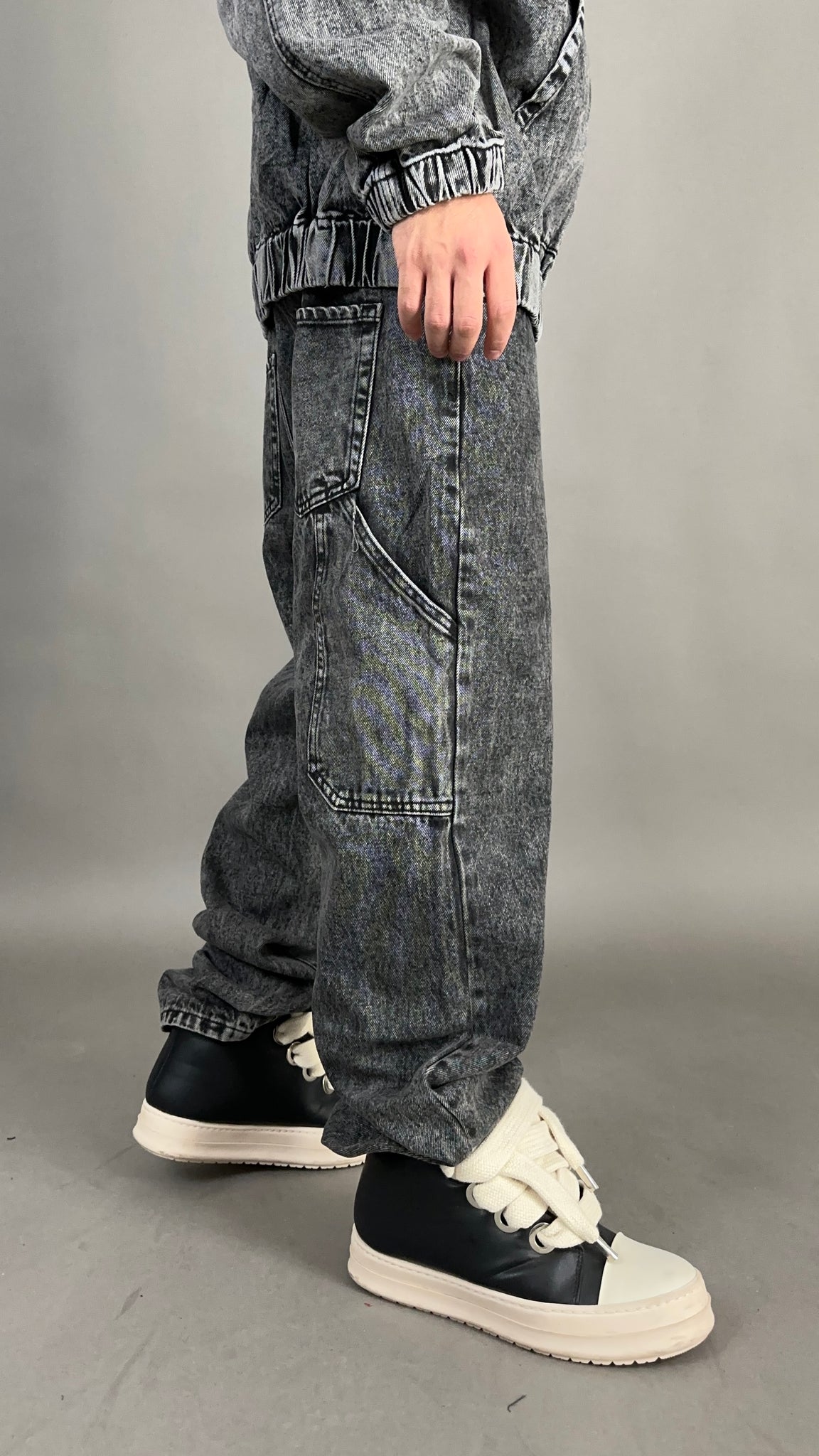 COORDINATO JEANS GRAY