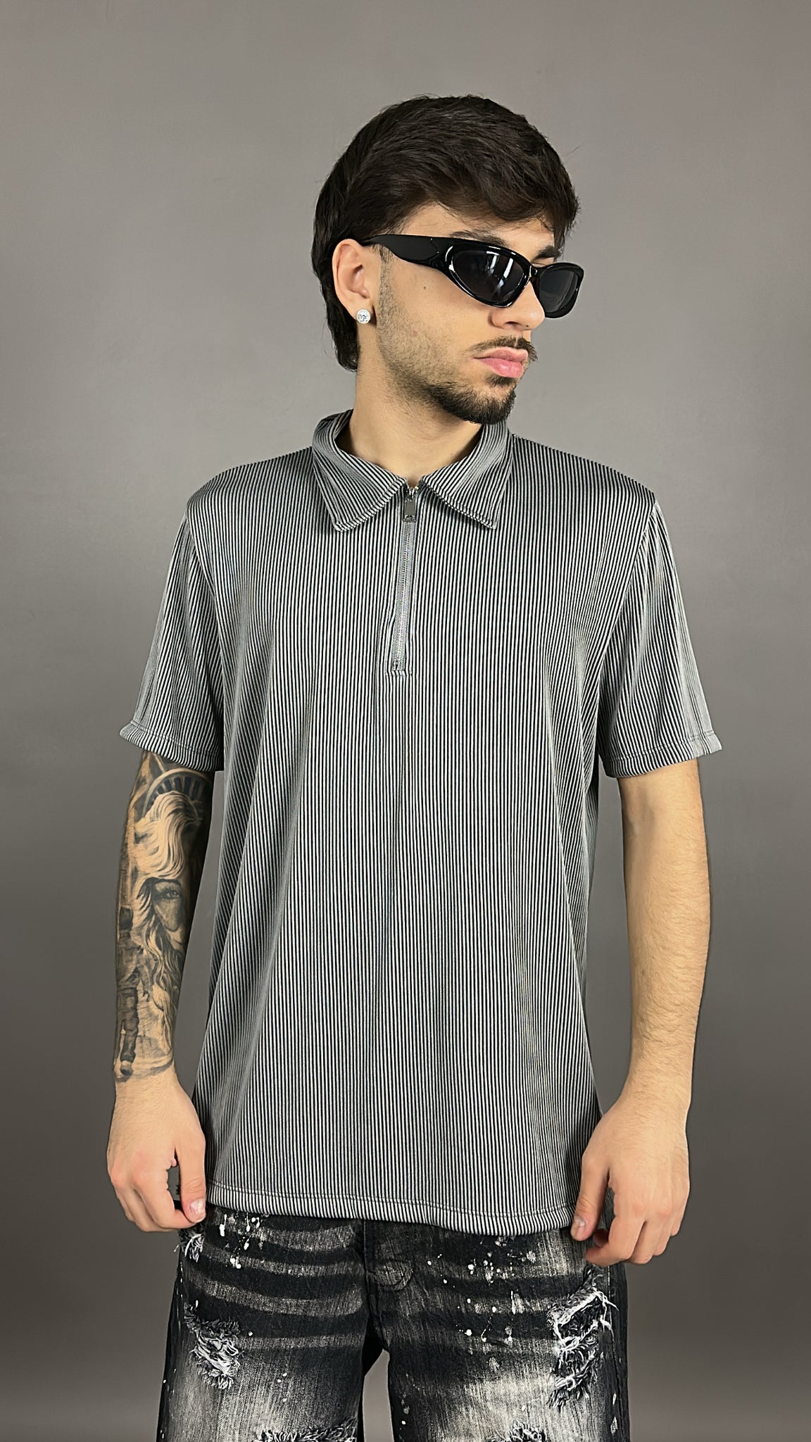 POLO LUCIDA PLISSET