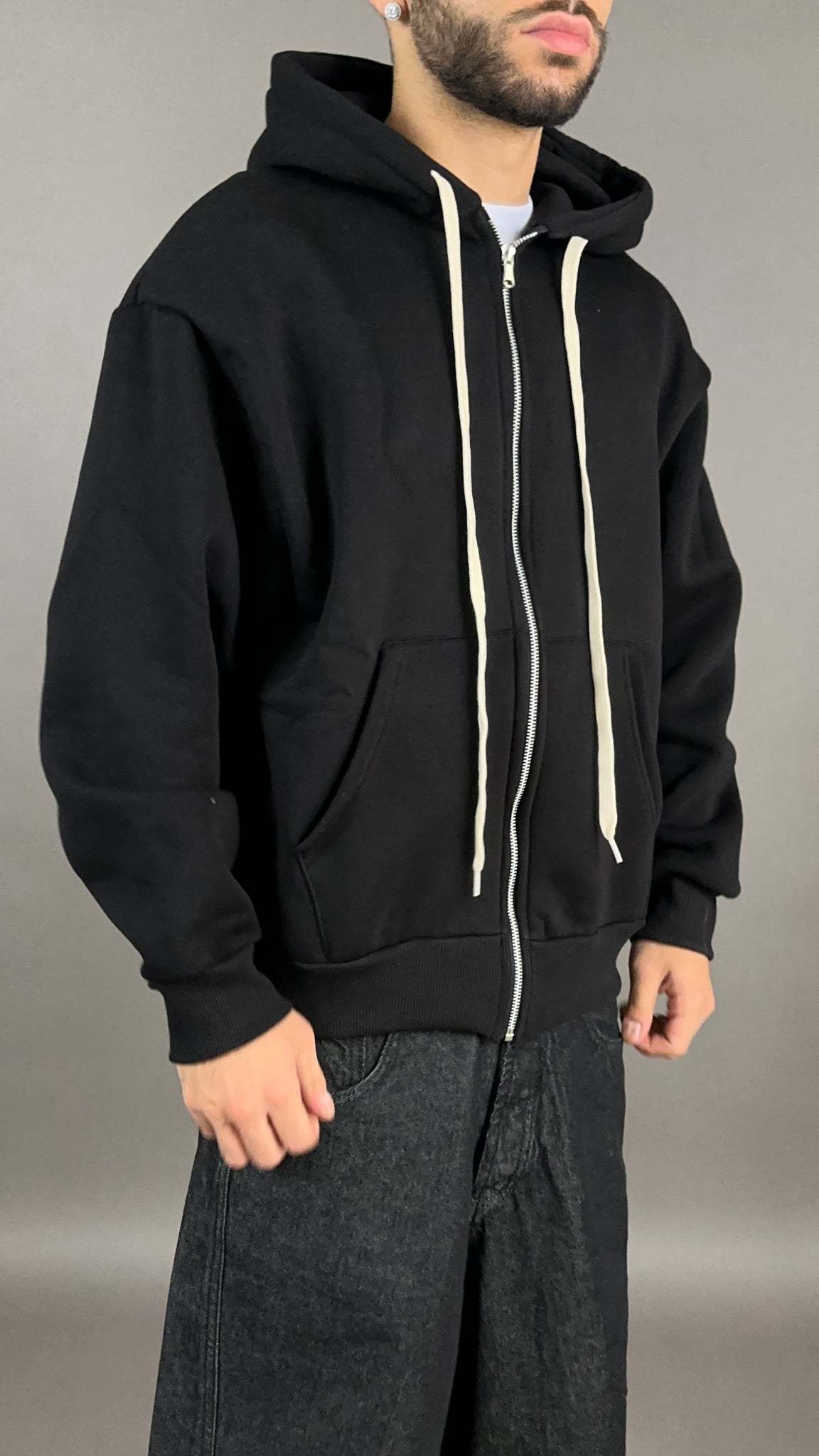 FELPA MOUTH ZIP