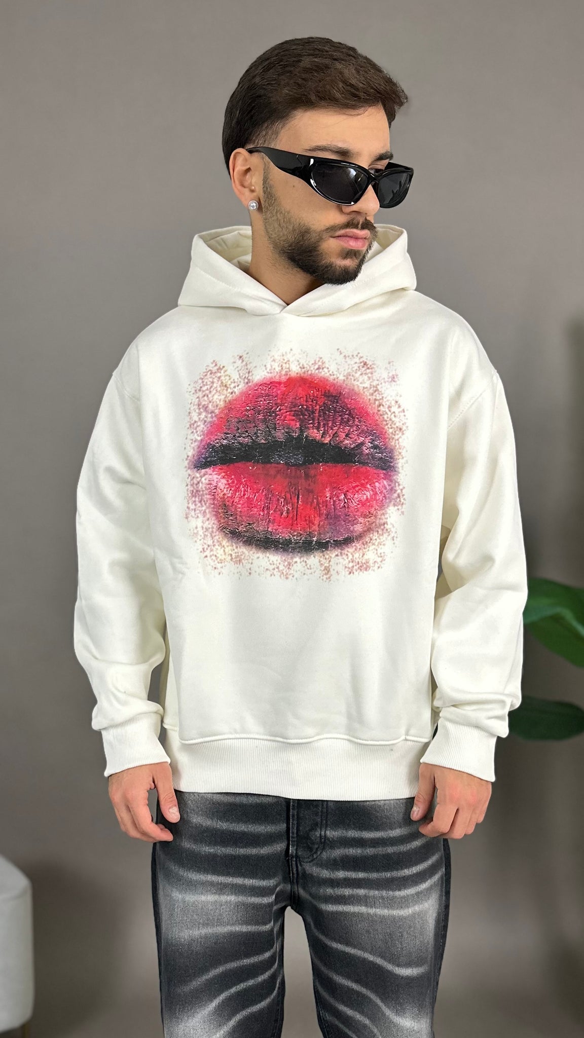 FELPA DIAGONALE MOUTH