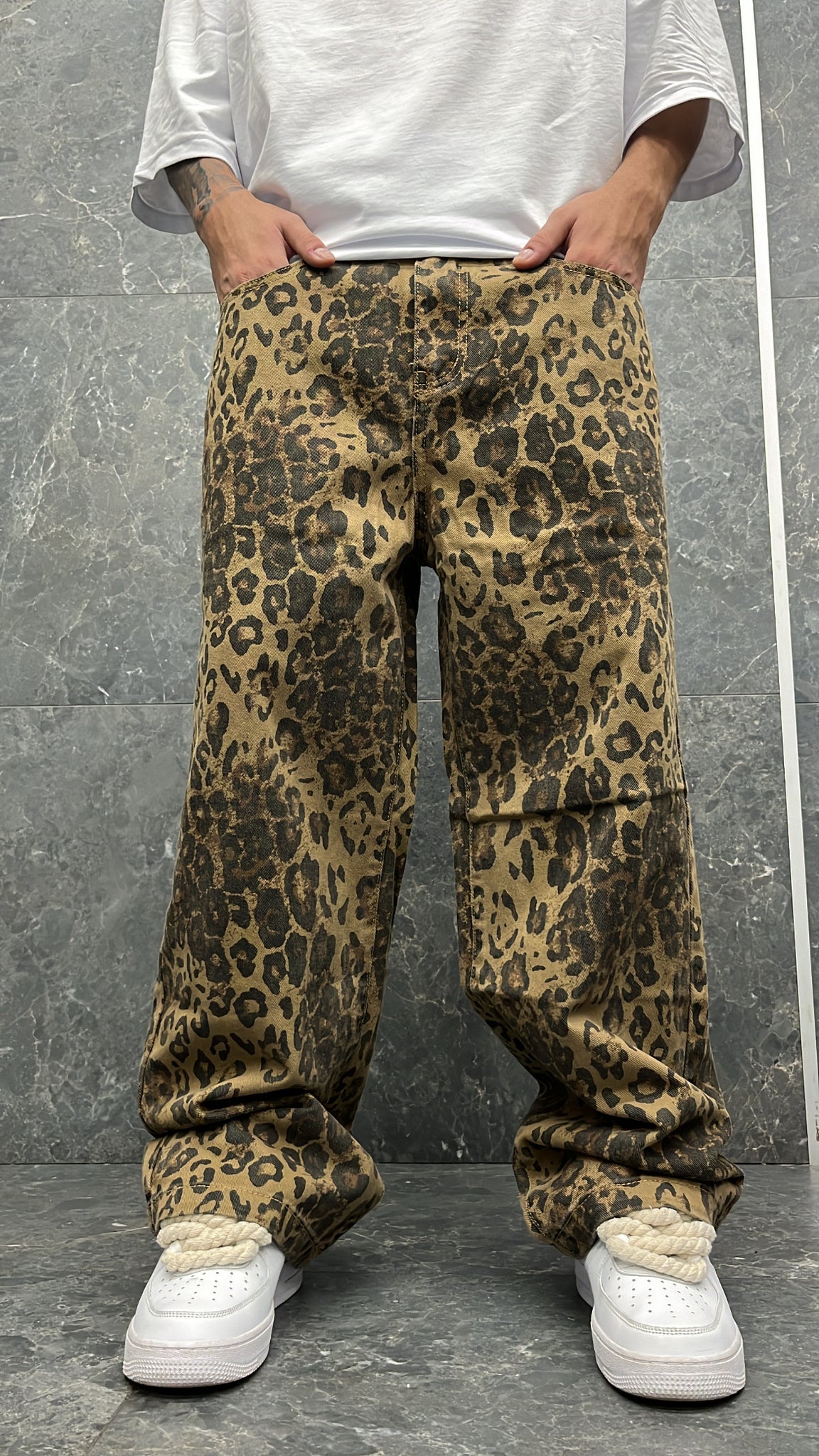 BAGGY JEANS LEOPARD