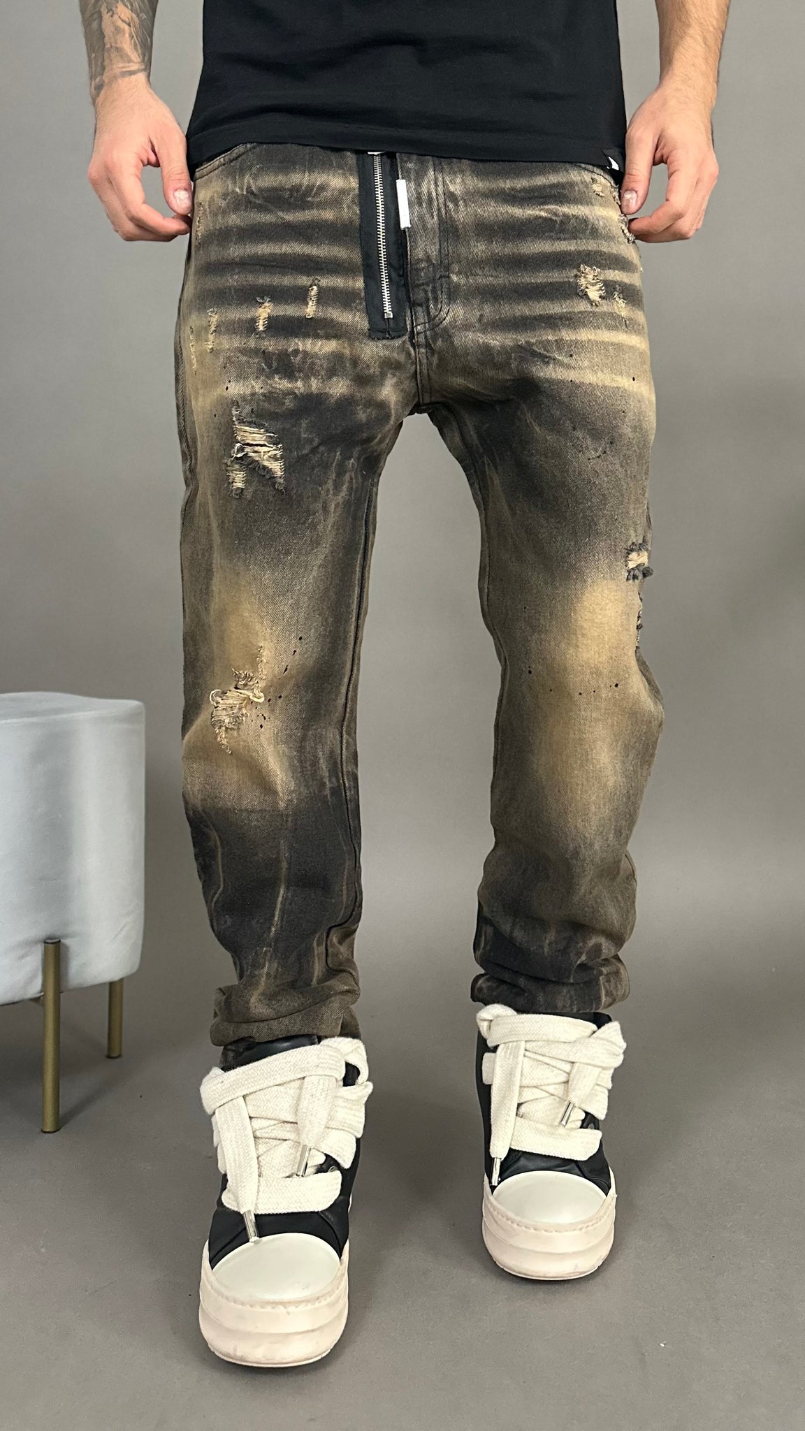 DENIM JEANS MOD.DSQ SABBIATO