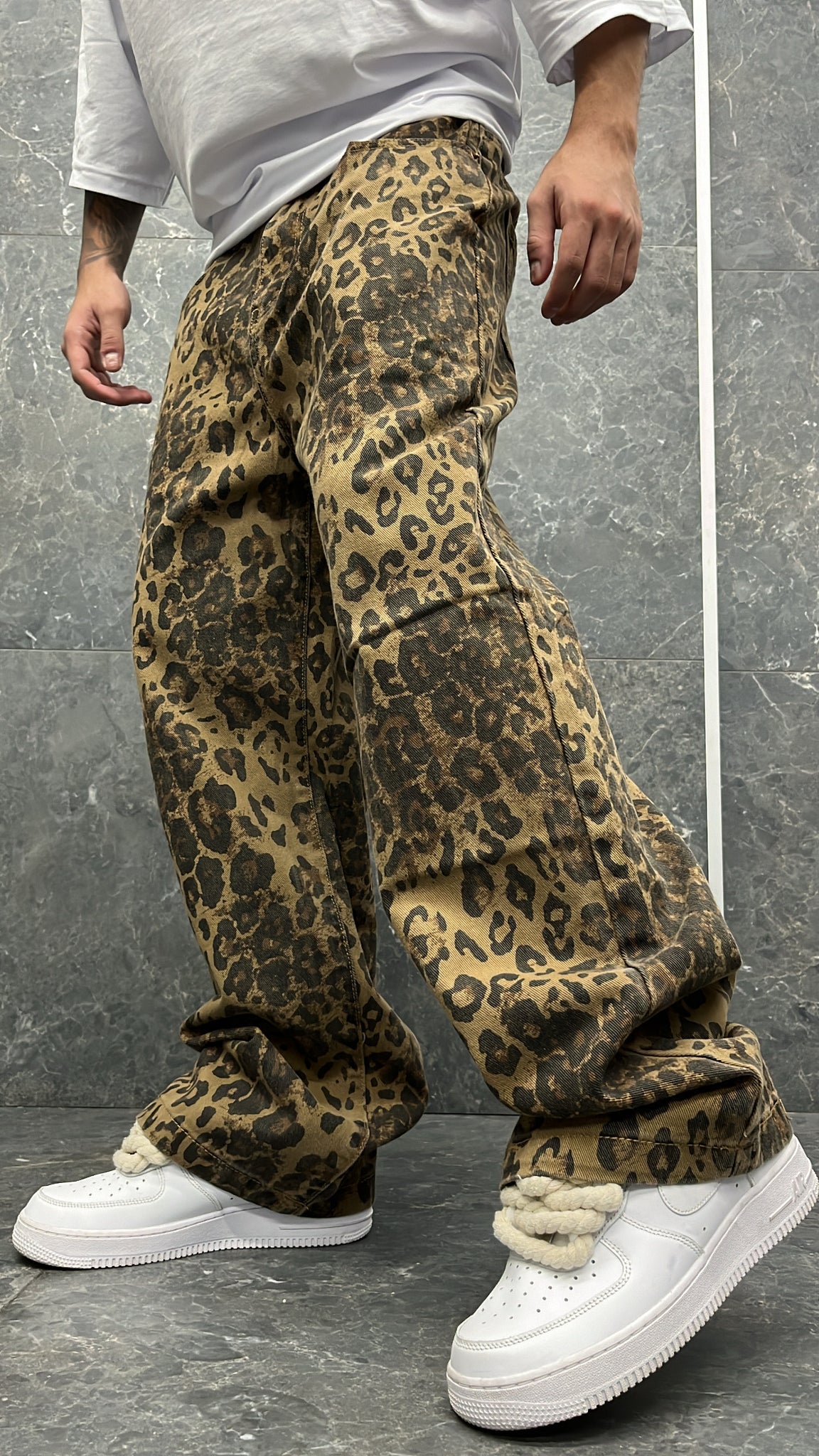 BAGGY JEANS LEOPARD