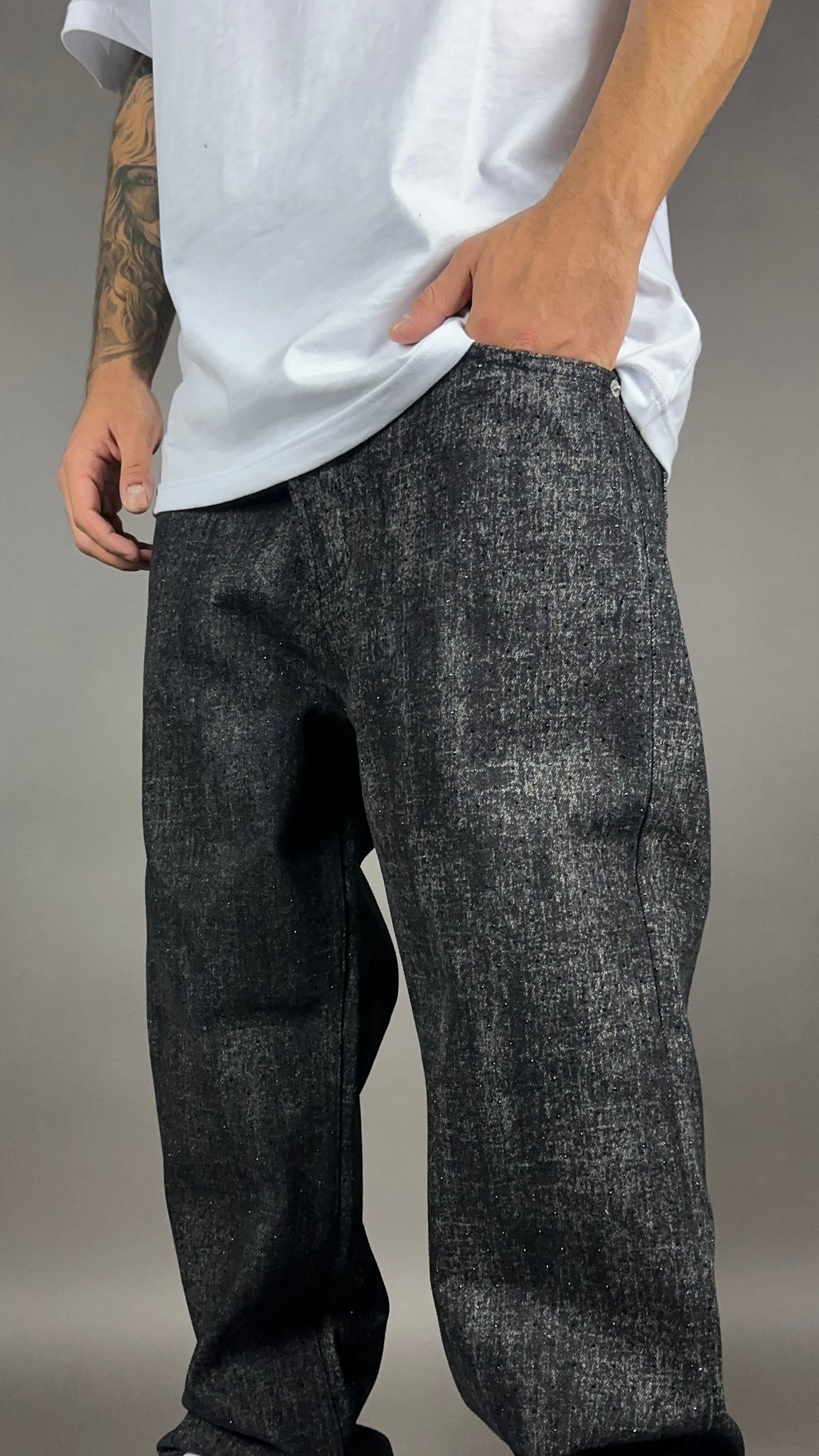 JEANS GRAY LUCIDO