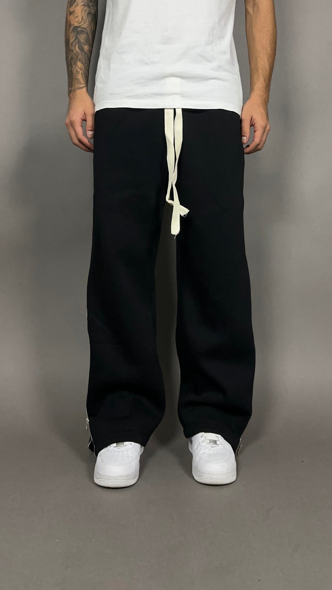 PANTALONE TUTA ZIP LATERALE